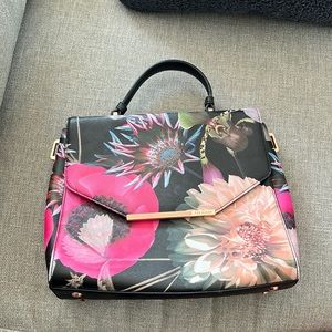 Ted Baker Black Floral Handbag
